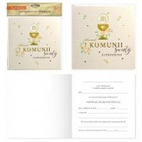 Zaproszenie Komunia 5szt - zdjęcie produktu