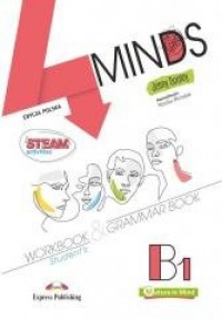 4 Minds B1 WB + GB + DigiBook (kod) - okładka podręcznika