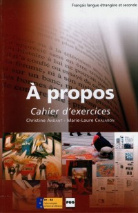 A propos Cahier dexercices - okładka podręcznika