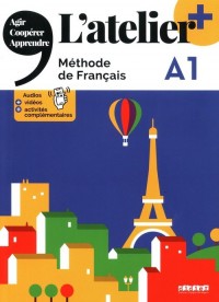 Atelier plus A1. Podręcznik + didierfle.app - okładka podręcznika