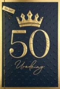 Karnet B6 Urodziny 50 - zdjęcie produktu