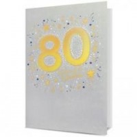 Karnet B6 Urodziny 80 - zdjęcie produktu