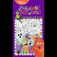 Kolorowanka XXL. Zabawne potworki - okładka książki