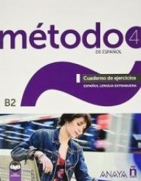 Metodo 4 de espanol B2 ćw ed.2023 - okładka podręcznika