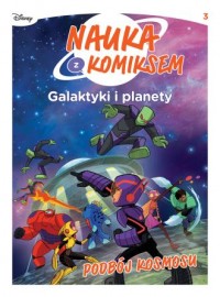 Nauka z komiksem. Galaktyki i planety. - okładka książki