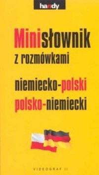 Minisłownik z rozmówkami niemiecko-polski, - okładka podręcznika