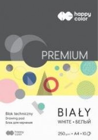 Blok techniczny biały A4/10K Premium - zdjęcie produktu