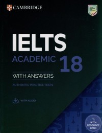 IELTS 18 Academic Authentic practice - okładka podręcznika