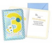 Karnet B6 Urodziny 3 chłopiec - zdjęcie produktu