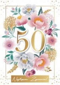 Karnet urodziny 50 - zdjęcie produktu
