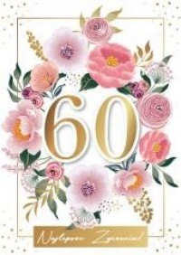 Karnet urodziny 60 - zdjęcie produktu