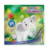 Kolorowanka Kolorowa Dżungla 211 - okładka książki