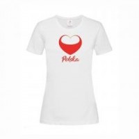 Koszulka damska z nadrukiem serce - zdjęcie akcesoriów