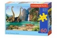 Puzzle 60 Świat Dinozaurów CASTOR - zdjęcie zabawki, gry