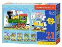 Puzzle Edukacyjne - Train CASTOR - zdjęcie zabawki, gry