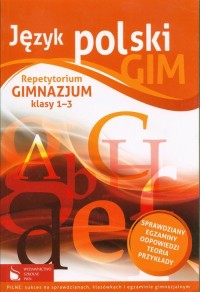 Repetytorium Język polski GIM 1-3. - okładka podręcznika