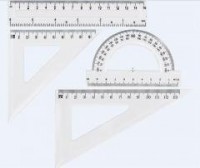 Zestaw geometryczny transparent - zdjęcie produktu