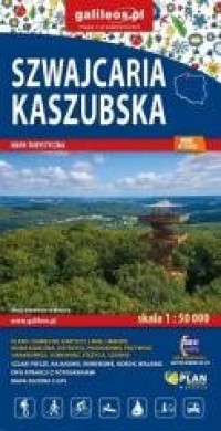 Mapa turystyczna - Szwajcaria Kaszubska - okładka książki