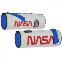 Piórnik tuba 1 zamek NASA popielaty - zdjęcie produktu