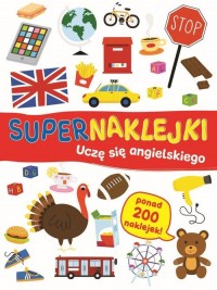 Supernaklejki. Uczę się angielskiego - okładka książki