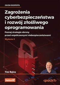 Zagrożenia cyberbezpieczeństwa - okładka książki