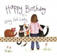 Karnet Urodziny S178 Crazy Cat - zdjęcie produktu
