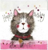 Karnet Urodziny S288 Kot w obroży - zdjęcie produktu
