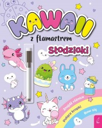 Kawaii z flamastrem Słodziaki - okładka książki