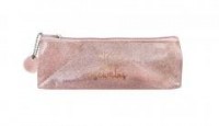 Piórnik saszetka brokatowy różowy - zdjęcie produktu