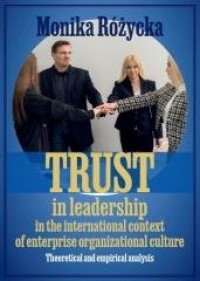 Trust in leadership in the international - okładka książki