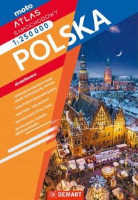 Atlas samochodowy Polski 1:250 - okładka książki