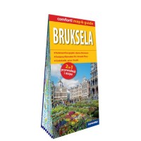 Bruksela laminowany map&guide 2w1 - okładka książki