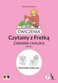 Ćwiczenia. Czytamy z Fretką cz. - okładka książki