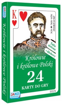 Karty 24  Królowie i królowe Polski - zdjęcie zabawki, gry