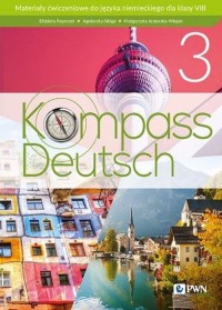 Kompass Deutsch 3 Materiały ćwiczeniowe - okładka podręcznika