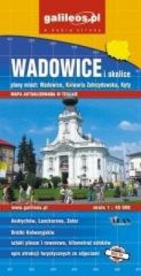 Plan mista - Wadowice i okolice - okładka książki