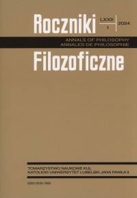 Roczniki Filozoficzne nr 1 vol. - okładka książki