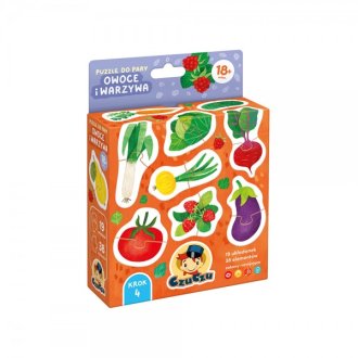 CzuCzu Puzzle do pary Owoce i warzywa - zdjęcie zabawki, gry