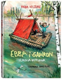 Ebba i Gawron Szalona podróż - okładka książki