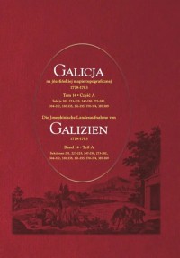 Galicja na józefińskiej mapie topograficznej - okładka książki