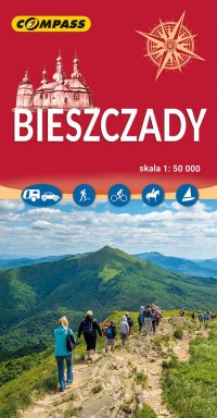 Mapa - Bieszczady 1:50 000 - okładka książki