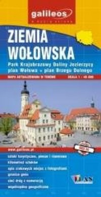 Mapa turystyczna - Ziemia Wołowska - okładka książki