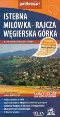 Mapa wodoodporna - Istebna,Milówka, - okładka książki