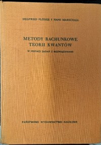 Metody rachunkowe teorii kwantów - okładka książki