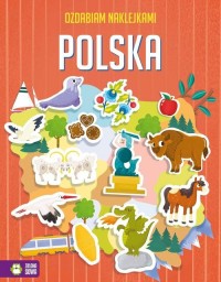 Ozdabiam naklejkami Polska - okładka książki