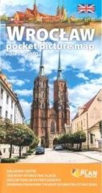 Plan kieszonkowy rys.-Wrocław w.angielska - okładka książki