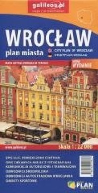 Plan miasta - Wrocław 1:22 000 - okładka książki