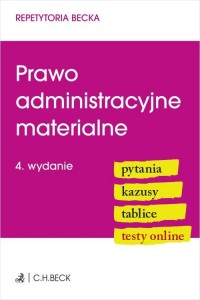 Prawo administracyjne materialne. - okładka książki