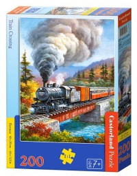 Puzzle 200 Premium:Train Crossing - zdjęcie zabawki, gry