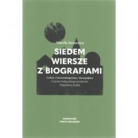 Siedem. Wiersze z biografiami - okładka książki